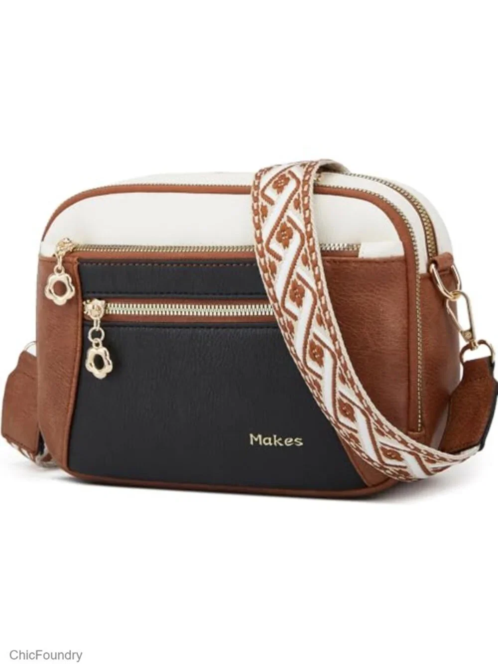 Small Crossbody Purse for Women Vegan Leather Adjustable Straps